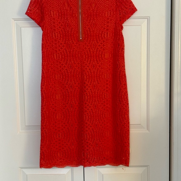 Gorgeous coral lace dress - Picture 11 of 11